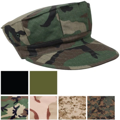 Marines Military Utility  8 Point Fatigue Hat  BDU Cap USMC Uniform Camo Cover - Image 1 of 4