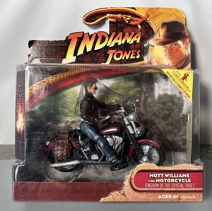 Indiana Jones Kingdom of The Crystal Skull Mutt Williams mit Motorrad Brandneu - Bild 1 von 6