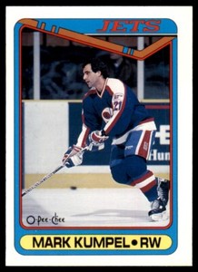Mark Kumpel 1990-91 O-Pee-Chee #444 Winnipeg Jets
