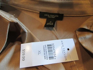 Ann Taylor Hidden button blouse Size XL NWT - Picture 1 of 3