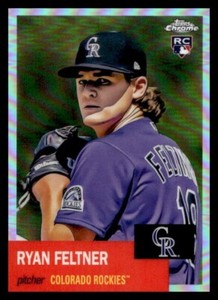 2022 Topps Chrome Platinum Ryan Feltner Refractor #39 Rockies