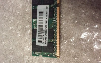 395318-932 HP 1GB Laptop PC2-5300S-555 667MHz DDR2 Memory SODIMM - Image 1 of 2