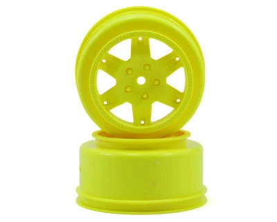 Team Losi Racing 12mm Hex Short Course Wheels (Yellow) (2) (22SCT/TEN-SCTE) - Image 1 of 2