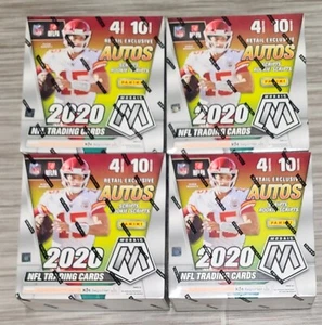 2020 MOSAIC FOOTBALL FANATICS MEGA BOX LOT OF 4 BOXES 🏈🏈🏈🏈 - Picture 1 of 2
