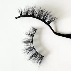 USA 3 Pairs 100% Real Mink 5D Volume Long Thick False Eyelashes Strip Eye Lashes - Picture 1 of 13