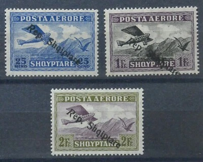 11925 Albania Posta Aerea con Varieta Adria Aero Lloyd 3V MH*(Dwei109 - Immagine 1 di 2