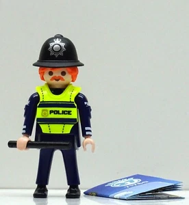 BOBBY POLICE ENGLAND Playmobil FIGURES 71760 zu Polizei UK Helm Bart Weste RAR ! - Bild 1 von 5