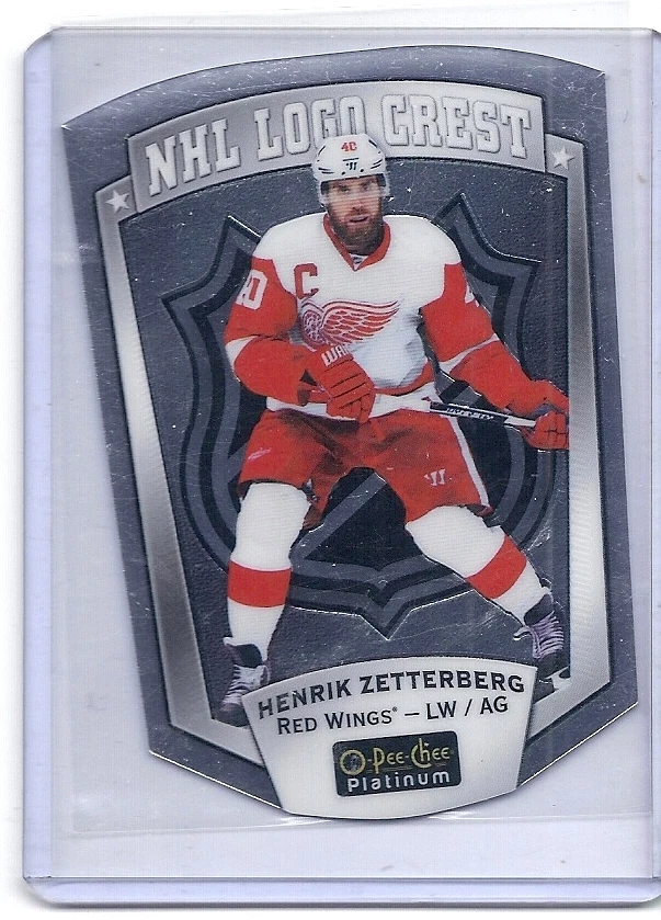 16-17 2016-17 O-PEE-CHEE PLATINUM HENRIK ZETTERBERG NHL LOGO CREST DIE-CUT WINGS - Image 1 of 1