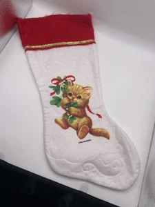 Kitten Christmas Stocking - Picture 1 of 3