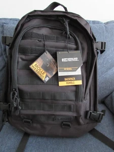 Genuine Highland Tactical Military Black RUMBLE Backpack - NEW - Picture 1 of 7