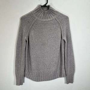 360 Cashmere Pullover 100% Kaschmir Damen Gr. S Stehkragen haferflocken meliert WEICH! - Bild 1 von 6