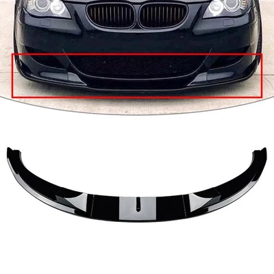 1x For BMW 5 Series E60 E61 M5 2005-2010 2006 Front Bumper Lip Splitter Spoiler Foto 1 de 4
