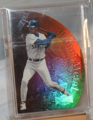 Skybox Metal Universe Planet Metal 1999 Ken Griffey Jr #13PM HOF Mariners Foto 1 de 4