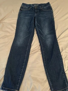Women’s Maurice’s EverFlex High Rise Straight Leg Denim Blue Jeans Size 6 Short - Picture 1 of 6