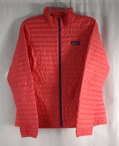 Patagonia Coral Nano Puff Polyester Quilted Packable 1/4 Zip Collared Jacket M - Bild 1 von 10