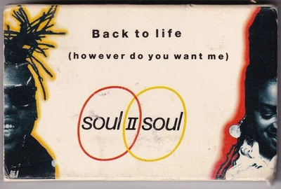 Soul II Soul Back To Life Cassette 1989 1st Edition SR Dolby HX Pro Single Foto 1 de 4