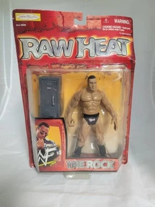 1999 Jakks Pacific Raw Heat The Rock Wrestling Actionfigur WF WWF WWE - Bild 1 von 8