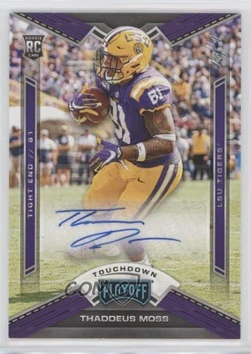 2020 Chronicles Draft Picks Touchdown 1/1 Thaddeus Moss #20 Rookie Auto RC 0vf5 - Image 1 of 3