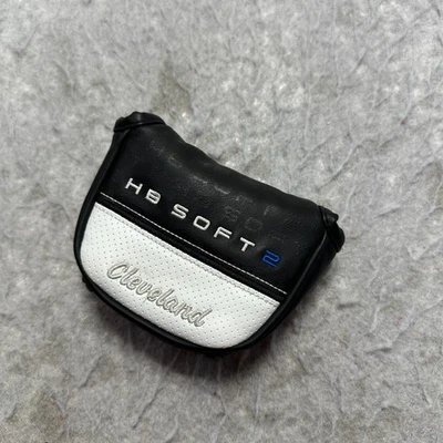 Cleveland HB Soft 2 Head Cover White Black Center Shaft Putter - Image 1 of 4