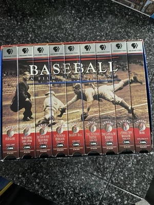 Ken Burns Baseball Box Set 9 Innings, VHS Tapes, PBS Video, 1840s-1994 - Image 1 of 4
