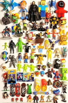 Gran Lote Mixto de 70+ Figuras de Acción Juguetes Marvel DC Minecraft Power Rangers Roblox Foto 1 de 4