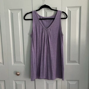 Eileen Fisher Damen Leinen Tank Top Small Periwinkle - Bild 1 von 8