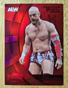 Zack Gibson | 2025 Skybox Metal Universe AEW Gemas de metales preciosos #50 Tarjeta/100 - Imagen 1 de 2
