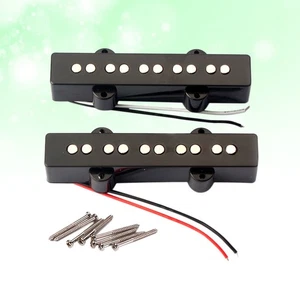 5 Saiten Tonabnehmer System für Gitarre Single Coil Tonabnehmer Bass Teile - Bild 1 von 12