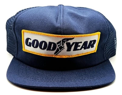 Nuevo de Lote Antiguo Goodyear Parche Bordado Snapback Malla Camionero Sombrero Swingster EE. UU. Foto 1 de 4
