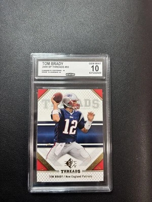 Tom Brady 2009 SP Threads CCG 10 - Image 1 of 2