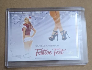 2021 Bankwärmer Holiday Festive Feet Silver Foil #NNO Camille Anderson /5 - Bild 1 von 2
