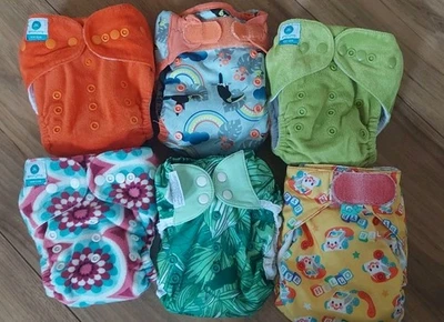 Paket Set Stoffwindeln All In One Totsbots Bumgenius Pop In Bittitutto - Bild 1 von 3