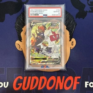 💎PSA 10 GEM MINT 2021 Pokemon Evolving Skies DURALUDON V #198 Full Art - Picture 1 of 3