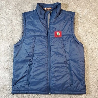 Colete acolchoado Harriton grande adulto North East Hardwoods Inc L azul marinho peso leve - Imagem 1 de 4