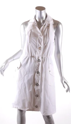 Ralph Lauren Size 4 Black Label White Parachute Sleeveless Dress - Image 1 of 4