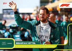 Topps Now Fórmula 1 2022 #71 Sebastian Vettel - Aston Martin Aramco Cognizant - Imagen 1 de 2