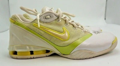 Nike Shox Glamour Women's White/Lemon yellow Athletic Shoes 310136-161 - Size 9 - Image 1 of 4
