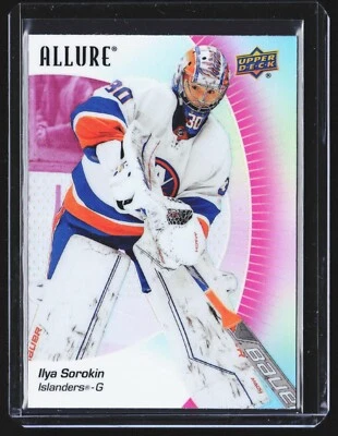 2023-24 ALLURE ILYA SOROKIN PINK LEMONADE #14 - NEW YORK ISLANDERS - Image 1 of 3