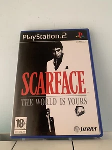 Scarface The World is Yours Game PS2 PlayStation 2 2006 With Manual - Foto 1 di 3