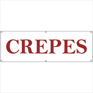 Werbeplane - Gerüstplane - p083 - CREPES Plane Baustelle, Garten, Zaun - Bild 1 von 7