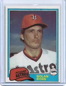 Nolan Ryan-Houston Astros-1981 Topps Karta baseballowa #240 - Zdjęcie 1 z 2