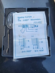 Outside Micrometer 0-1"/0.0001" Premium Precision Carbide Tips Machinist Tool - Picture 1 of 3