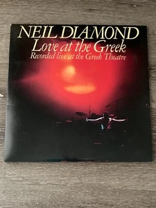 Neil Diamond Record Album Vinyl LP "Love at the Greek" Vintage 1977 - Picture 1 of 10