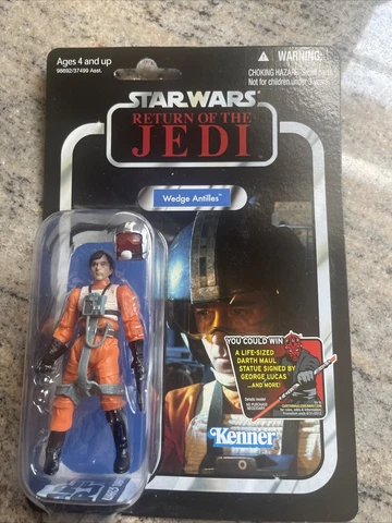 Star Wars The Vintage Collection Wedge Antilles VC28 New UNPUNCHED Cover
