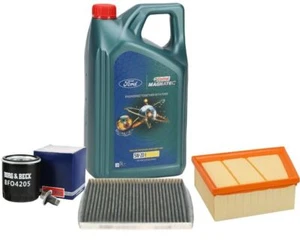 Ford Fiesta 1.1L 2017 Service Kit & Genuine Castrol 5W20 Engine Oil - Picture 1 of 1