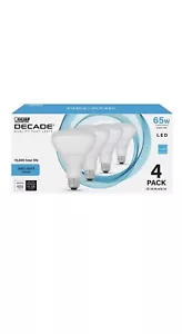 Feit Decade 65W Equivalent LED BR30 Light Bulb 4pk Daylight ๐ฅ(FREE SHIPPING)๐ฅ - Picture 1 of 3