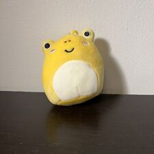 3.5 " Squishmallow Leigh the Yellow Toad Clip-on Plush Keychain NWT