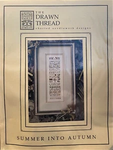 The Drawn Thread SUMMER INTO AUTUMN Sampler Cross Stitch Kit - Picture 1 of 4