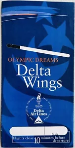 Delta Airlines Ticket Jacket - Olympic Dreams - Unused - Picture 1 of 4