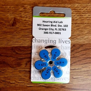 Hearing aid batteries - Zinc Air 1.45V +675 Blue heating aid lab - Picture 1 of 2